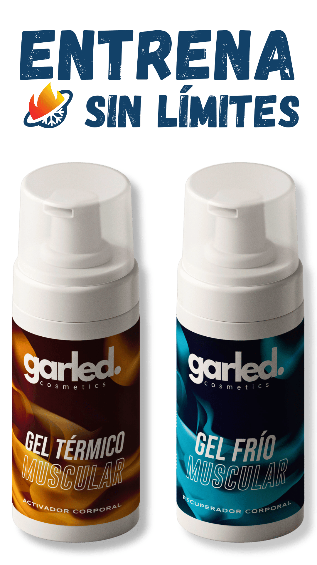 PACK GELES EFECTO FRÍO Y CALOR 200ml